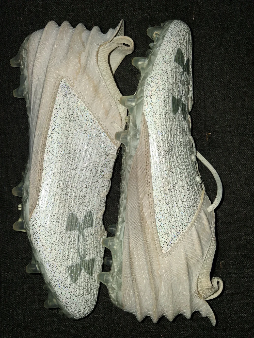 Under Armour Men's White Cleats - Lightweight Performance